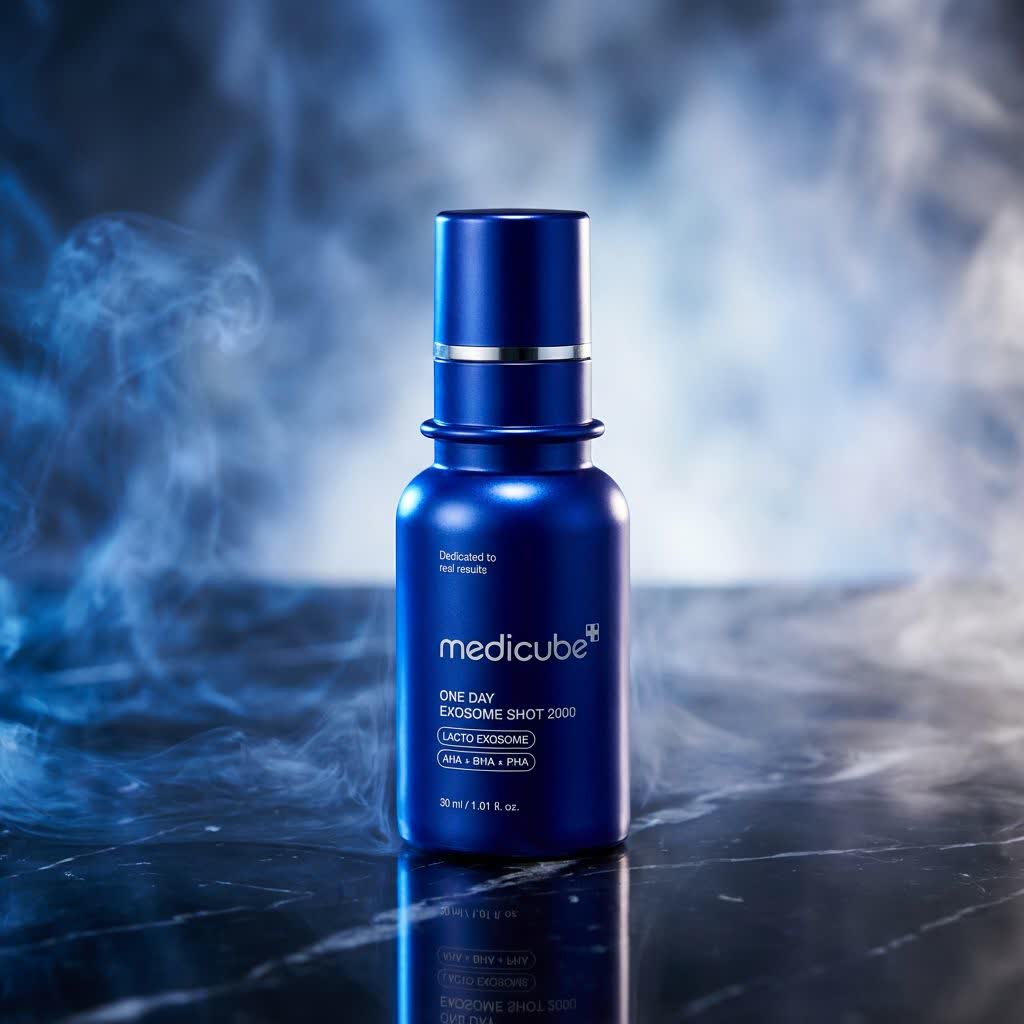 سرم اگزوزوم شات ۷۵۰۰ مدی‌کیوب Medicube One Day Exosome Shot | ترمیم‌کننده و جوانساز پوست | حجم 30 میل Medicube با کیفیت
